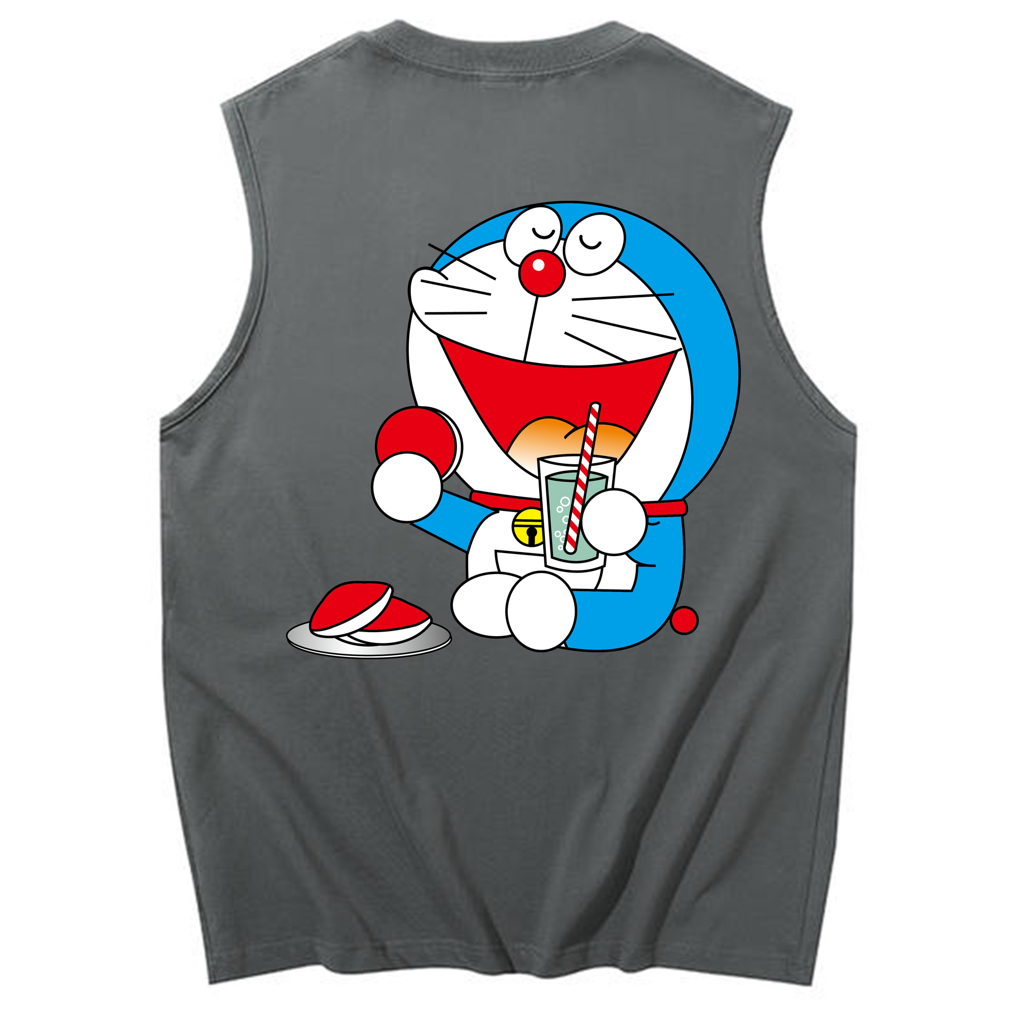（画像用） ドラえもん Doraemon コットン100％タンクトップ（背面プリント）